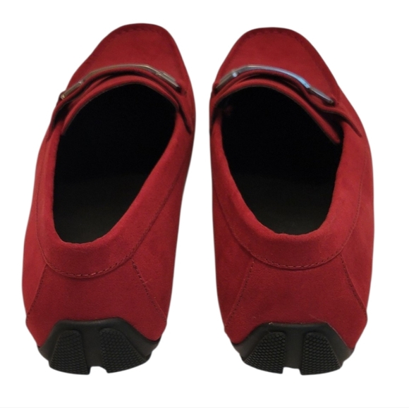 NWT Alfani Men's Egan Driving Loafers Red Size 11M - Picture 4 of 11